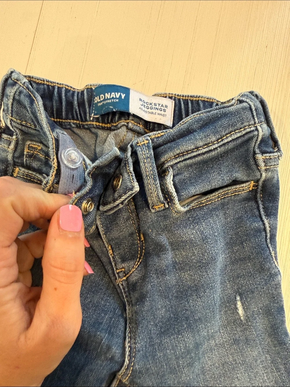 Old Navy & Children’s Place Girls Blue Denim Skinny Jeans 2 Pair